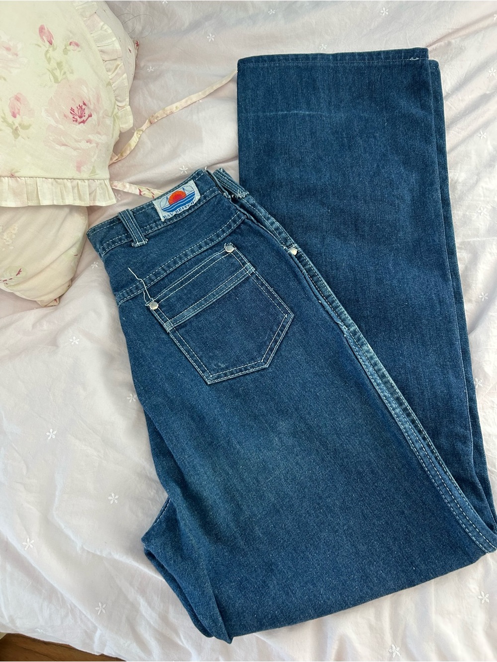 Vintage Classic Dark Blue Women's Jeans